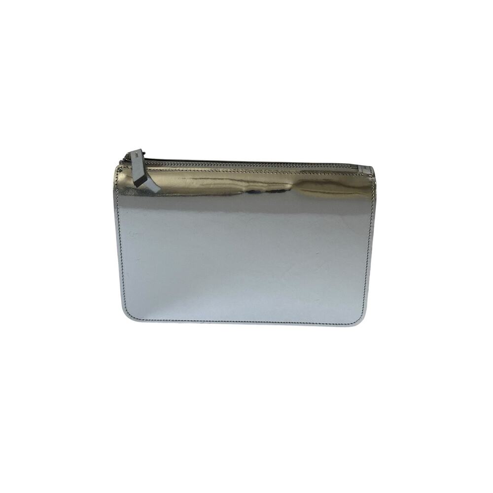 Maison Margiela Reflective Mirror Leather Clutch Wristlet MM11 SS17 Silver